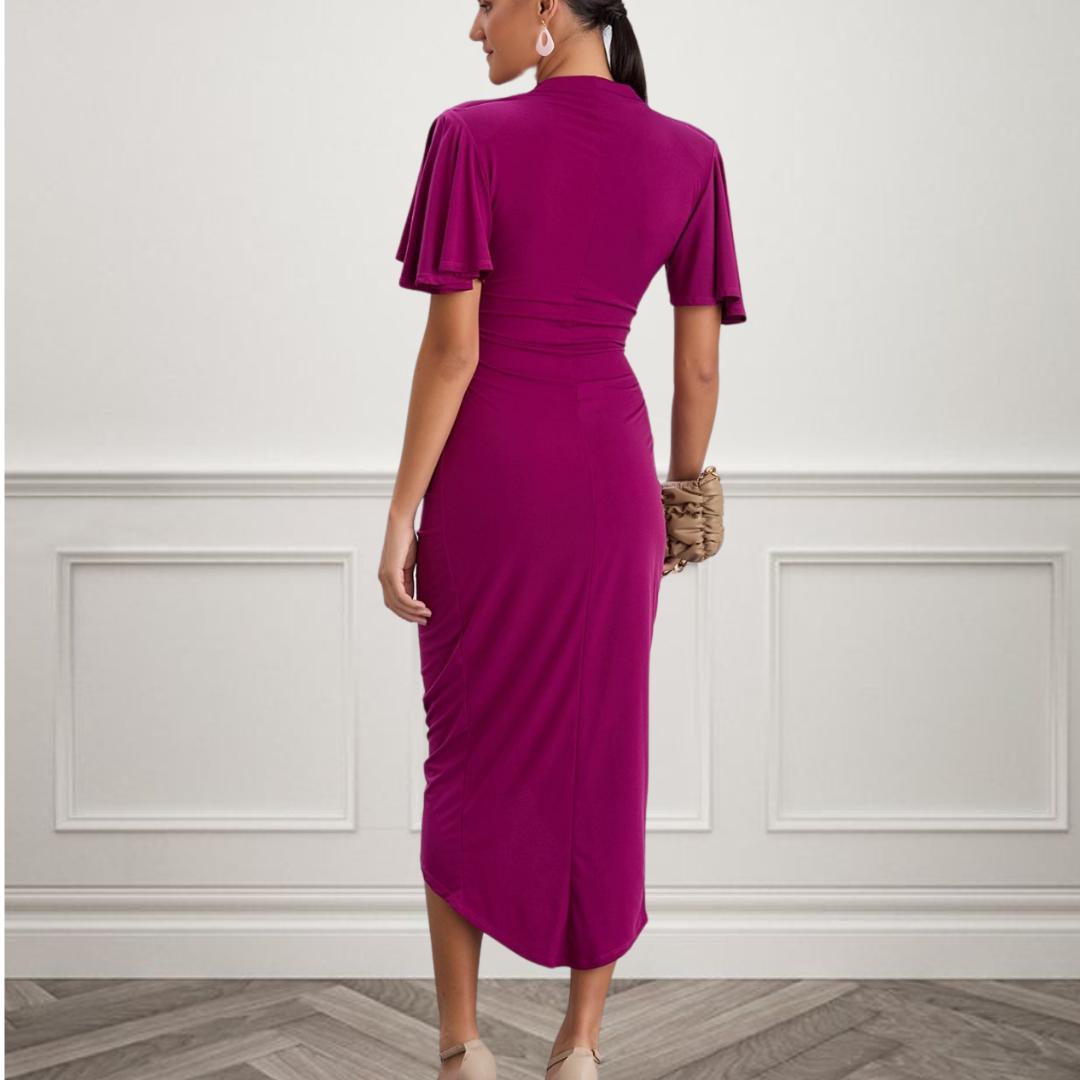 Gina Midi in Fuchsia